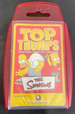 The Simpsons - Top Trumps Collectable Card Game - Sealed New - 2003 - Image 1 of 2