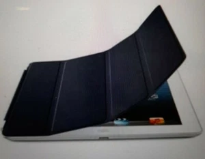 Genuine Apple iPad 2/3/4 Smart Cover Leather Navy MD303FE/A Brand New - Picture 1 of 1