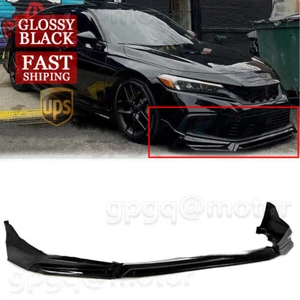For Honda Civic Sedan Hatch 22-24 Yofer V3 Style Black Front Bumper Lip Splitter - Picture 1 of 9