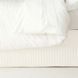 NEW Ardor Classic Quilted Valance Double White - Picture 1 of 1