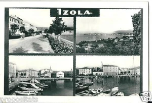 sl 093 Anni 50 IZOLA ISOLA D'ISTRIA (Slovenia) 4 vedute -viaggiata - Foto 1 di 1