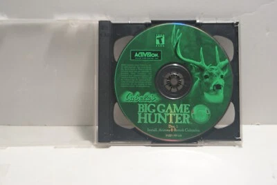 Cabela's Big Game Hunter 5 Platinum Disc 1 & 2 de colección (PC, 2001) *SOLO DISCO * 2001 Foto 1 de 2