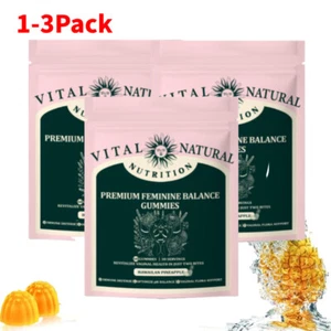 1-3er Pack-Vital Source Feminine Balance Gummis, unterstützen Frauen Gesundheit&Wellness`+- - Bild 1 von 9