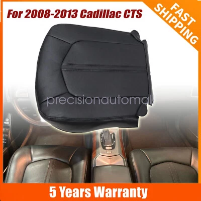 2007 2008 2009 2010 2011 2012 For Cadillac CTS Driver Bottom Seat Cover Black - Image 1 of 4