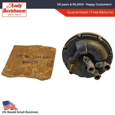 Interruptor de control de lámpara de luz de mapa e instrumento Dodge 1949 1244600 NOS Foto 1 de 4