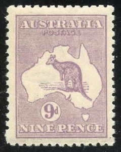 Roo 9d Acsc 27B~SG39b, PALE VIOLET DIE2B 3RD WMK MNH. - Bild 1 von 2