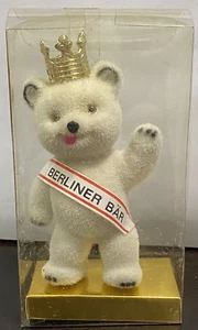 Vintage Berliner Bar Bear Mini Mohair Plush Doll German - Picture 1 of 8