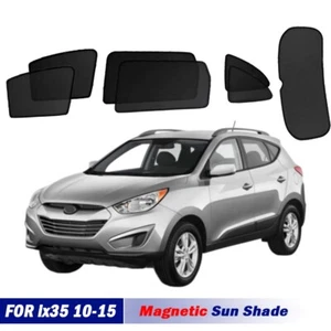 Magnetic Sun Shades For Hyundai ix35 LM 10-15 Front Port Back Windows Sun Blind - Picture 1 of 17
