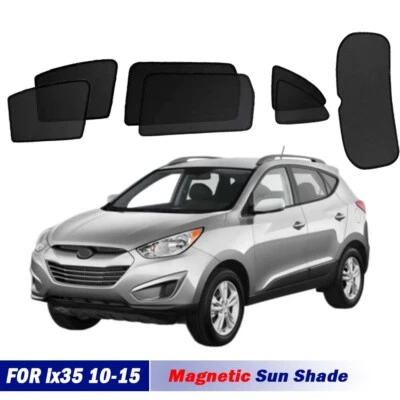 Magnetic Sun Shades For Hyundai ix35 LM 10-15 Front Port Back Windows Sun Blind - image 1 of 4