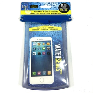 Lewis N. Clark WaterSeals Magnetic Closure Waterproof 100 ft Phone Pouch Blue - Picture 1 of 6