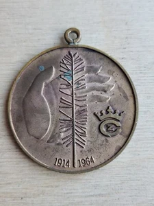 1914-1964 50TH CROWN ZELLERBACH CANADA FOREST PRODUCTS MEDAL COIN Z20 - Picture 1 of 2