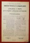 9354-Emilia Romagna,Modena, Propaganda Granaria: Concorso A Premi,Programma,1925