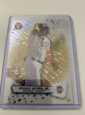 2023 Topps Pristine Ronald Acuna Jr National League Gold Refractor /50