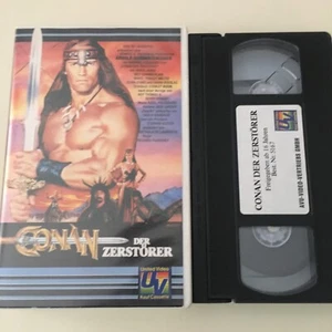 Conan der Zerstörer - Arnold Schwarzenegger - United Video Kaufkassette - Bild 1 von 2