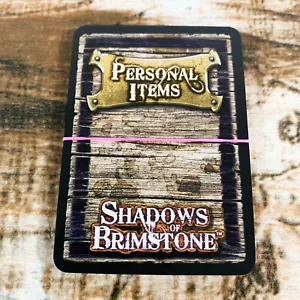 Cartas de baraja de artículos personales de repuesto Shadows of Brimstone City of the Ancients - Imagen 1 de 1