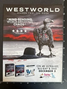 WESTWORLD - SEASON 2 12x8'  Magazine Movie Advert M124 - Bild 1 von 1