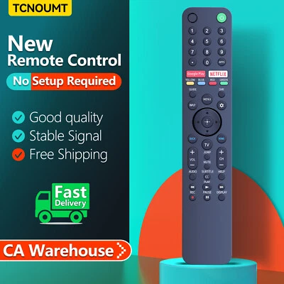 TCNOUMT RMF-TX500U Remote Control For Sony TV KD-75X75CH XBR-55A8H XBR-55X950G XBR-65A8H