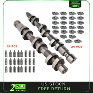 2x Camshaft 24x Lifters & Rocker Arms Kit for 2005-2012 Dodge Jeep Ram 3.7L SOHC - Picture 1 of 7