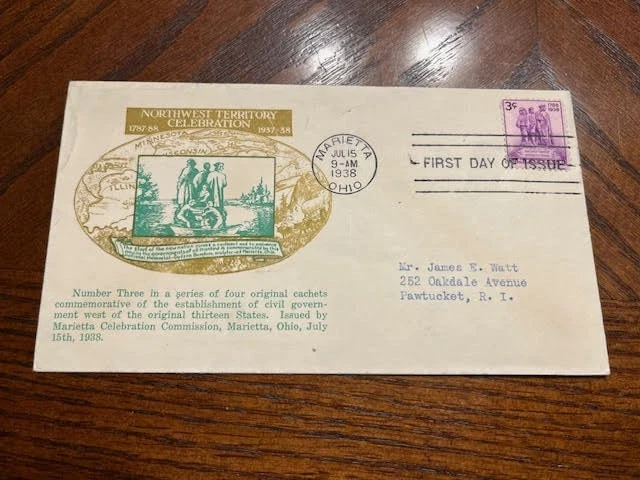 US First Day Cover - Scott 837- Grandy cachet: Mellone 837-2c - Image 1 of 1
