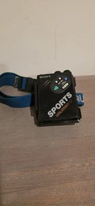 Sony Black Sports Walkman WM-F5 FM Radio Cassette Tape Player Works Well - Picture 1 of 6