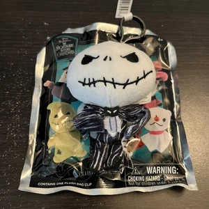 Clip de bolsa de peluche Jack Pesadilla antes de Navidad - Imagen 1 de 4
