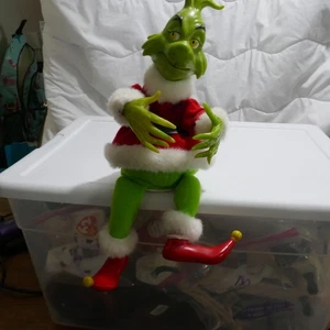 Tanzender Grinch animiert Weihnachten Plüsch Gemmy Industries Inc. - Bild 1 von 5