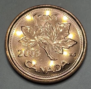 2003-P Canadian Penny BU Magnetic One Cent Coin. Uncirculated BU - Picture 1 of 4