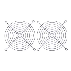 2  Wire Finger Guard Grill for 120 x 120mm Computer Case Fan X1Q76406 - Afbeelding 1 van 8