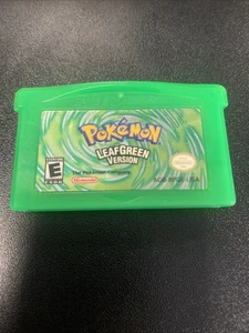 Pokemon: Leaf Version GBA (Game Boy Advance, 2004) Authentic Leaf Green - Picture 1 of 5
