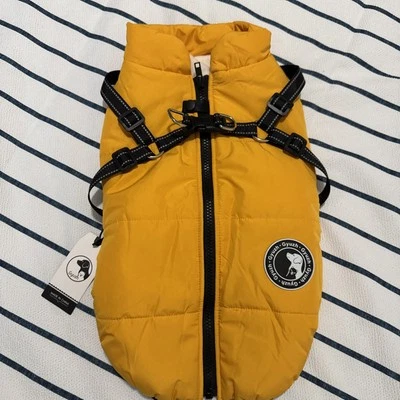 Gyuzh Dog Harness Vest Size L yellow NEW with tags good deal - Image 1 of 4