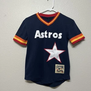 Houston Astros Jersey Youth S/M Cooperstown Collection Retro - Picture 1 of 6