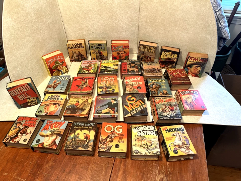 30 Vintage Big Little Book Lot Various Titles - Image 1 of 4