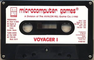 Voyager I di Avalon Hill per Apple II, Atari 800, Commodore PET, TRS-80 - Foto 1 di 1