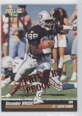 1995 Classic Pro Line Printers Proof /400 Alexander Wright #191 - Image 1 of 2