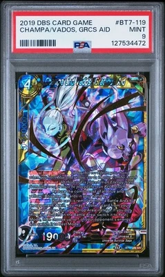 Dragon Ball Super DB5 Divine Multiverse Champa & Vados Gracious Aid SR PSA 9 - Image 1 of 2