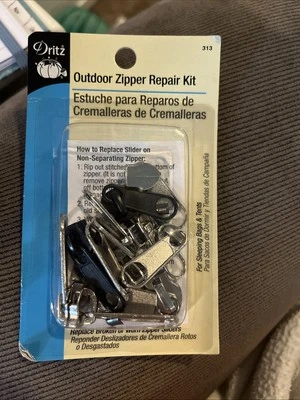 Dritz 313 Outdoor Zipper Repair Kit, Assorted - Image 1 of 2