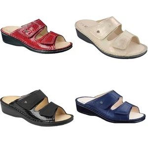 SANDALIAS MUJER FINN COMFORT JAMAIKA PLANTILLA EXTRAÍBLE CUERO AZUL OSCURO - NEGRAS - Imagen 1 de 9