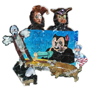 JUSTIN AERNI dark art Signed & Numbered PRINT 12 x 12 macabre horror : HAMLET - Picture 1 of 1