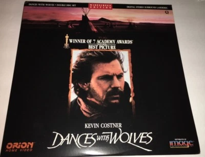 DANCES WITH WOLVES Laserdisc LD [ID8322OR] WS Edition 77D - Image 1 of 3
