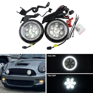 2x LED Rally Light DRL Halo Ring Fog Driving For Mini Cooper R55 R56 R57 R58 R59 - Bild 1 von 14