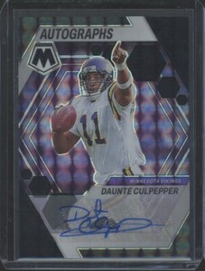 2023 Panini Mosaic Daunte Culpepper Autograph Black Prizm 1/1 #AM-DC Vikings
