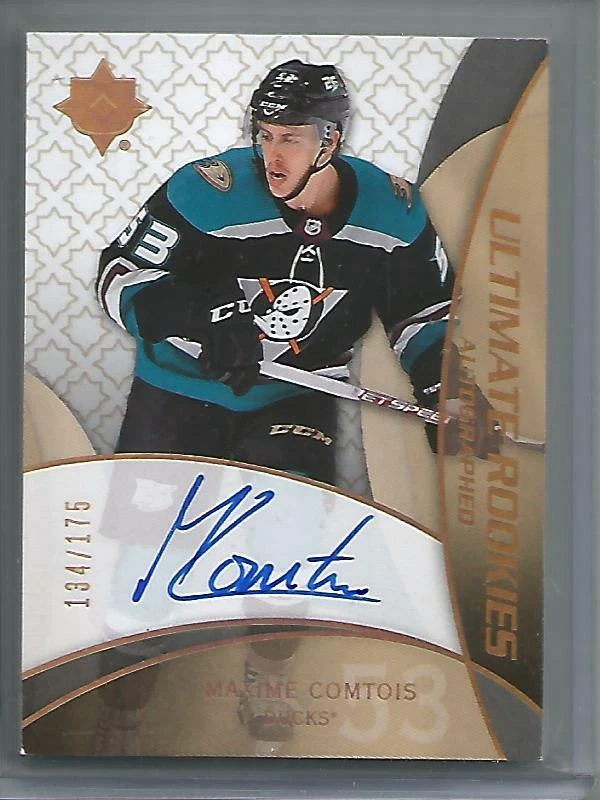 Maxime Comtois 18/19 Ultimate Collection Autograph Rookie #134/175 - Image 1 of 1