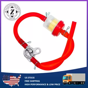 RED FUEL LINE PETCOCK VALVE KIT For 50CC-250CC BAJA APOLLO TAOTAO ATV DIRT BIKE - Bild 1 von 7