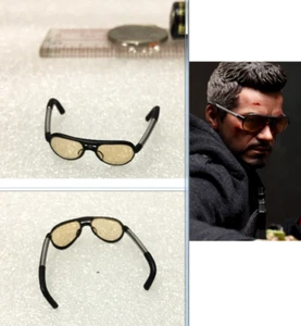 1/6 MMS209 Gafas de sol Hot Toys El mecánico Iron Man Figura Tony Stark Solo una - Imagen 1 de 1