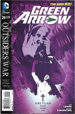 Green Arrow (New 52) #29 - VF/NM - Outsiders War / Axe Clan