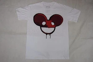 DEADMAU5 RED STENCIL T SHIRT NEW OFFICIAL HOUSE MUSIC PRODUCER DJ 4X4=12 TECHNO - Picture 1 of 3