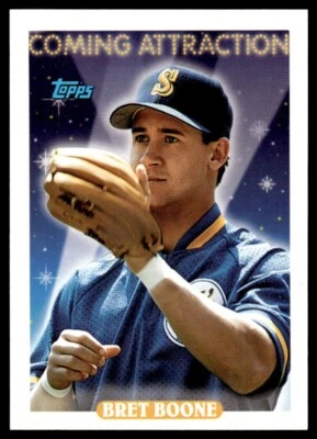 1993 Topps Inaugural Bret Boone RC Seattle Mariners #808 - Image 1 of 2