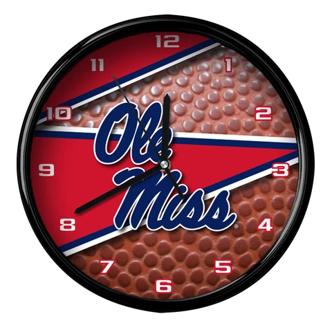 Ole Miss Rebels 12'' Football Clock Cover