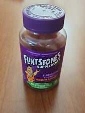 Flintstones Vitamins Kids Elderberry Gummies/Immunity Support 60 Ct Exp 07/2024