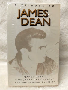 A TRIBUTE TO JAMES DEAN VHS SET OF 3:RUNNING TIME 4 HOURS 6 MINUTES VINTAGE 1998 - Picture 1 of 6